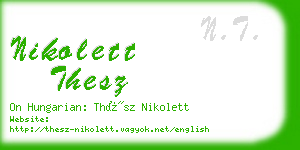 nikolett thesz business card